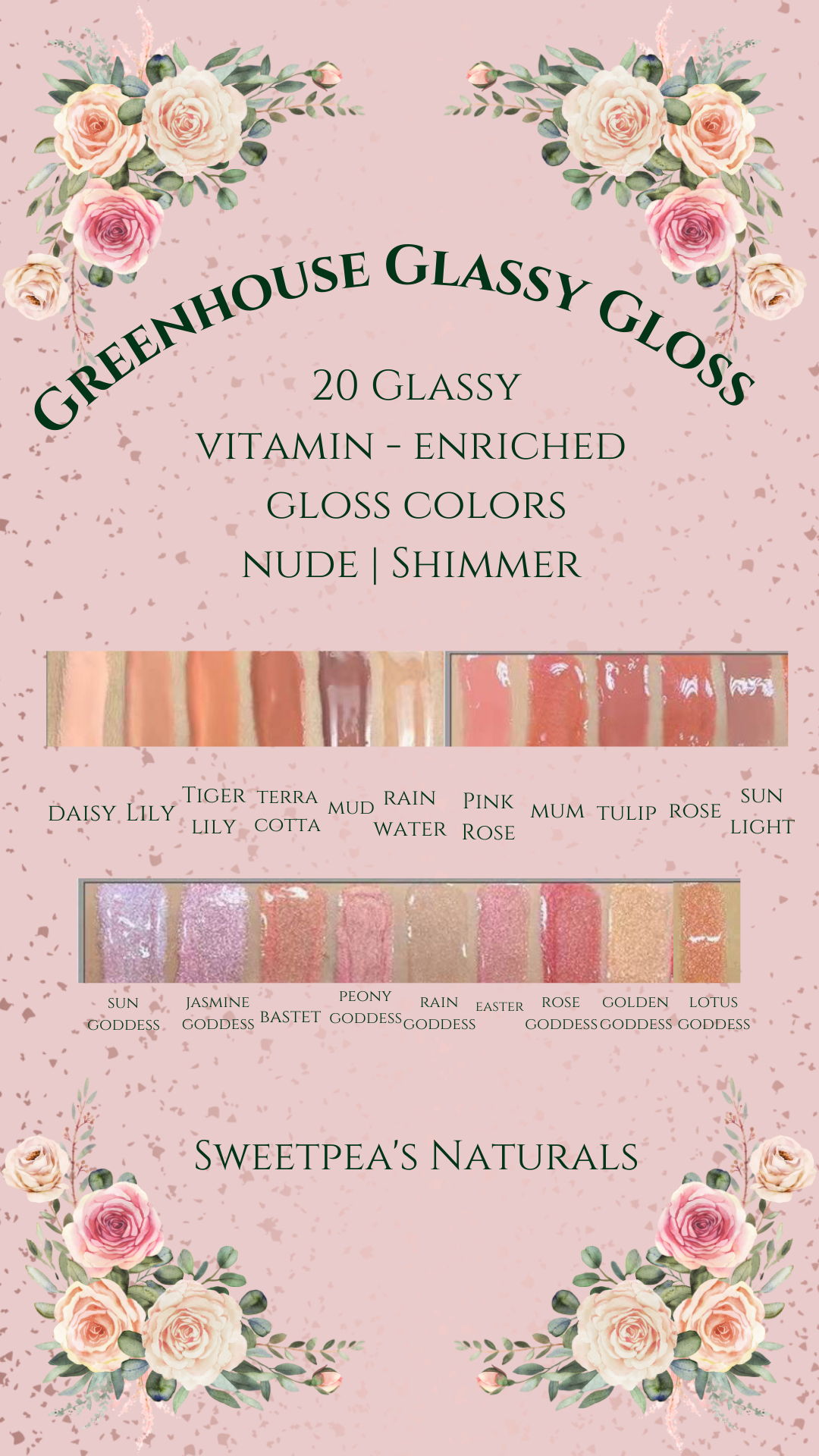 The Greenhouse Glassy Glosses - Lip Gloss