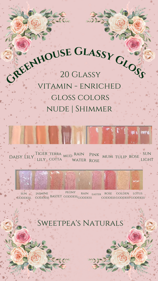 The Greenhouse Glassy Glosses - Lip Gloss