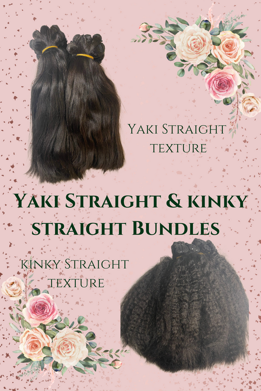 Raw Cambodian Kinky Straight & Yaki Straight Bundle Deals