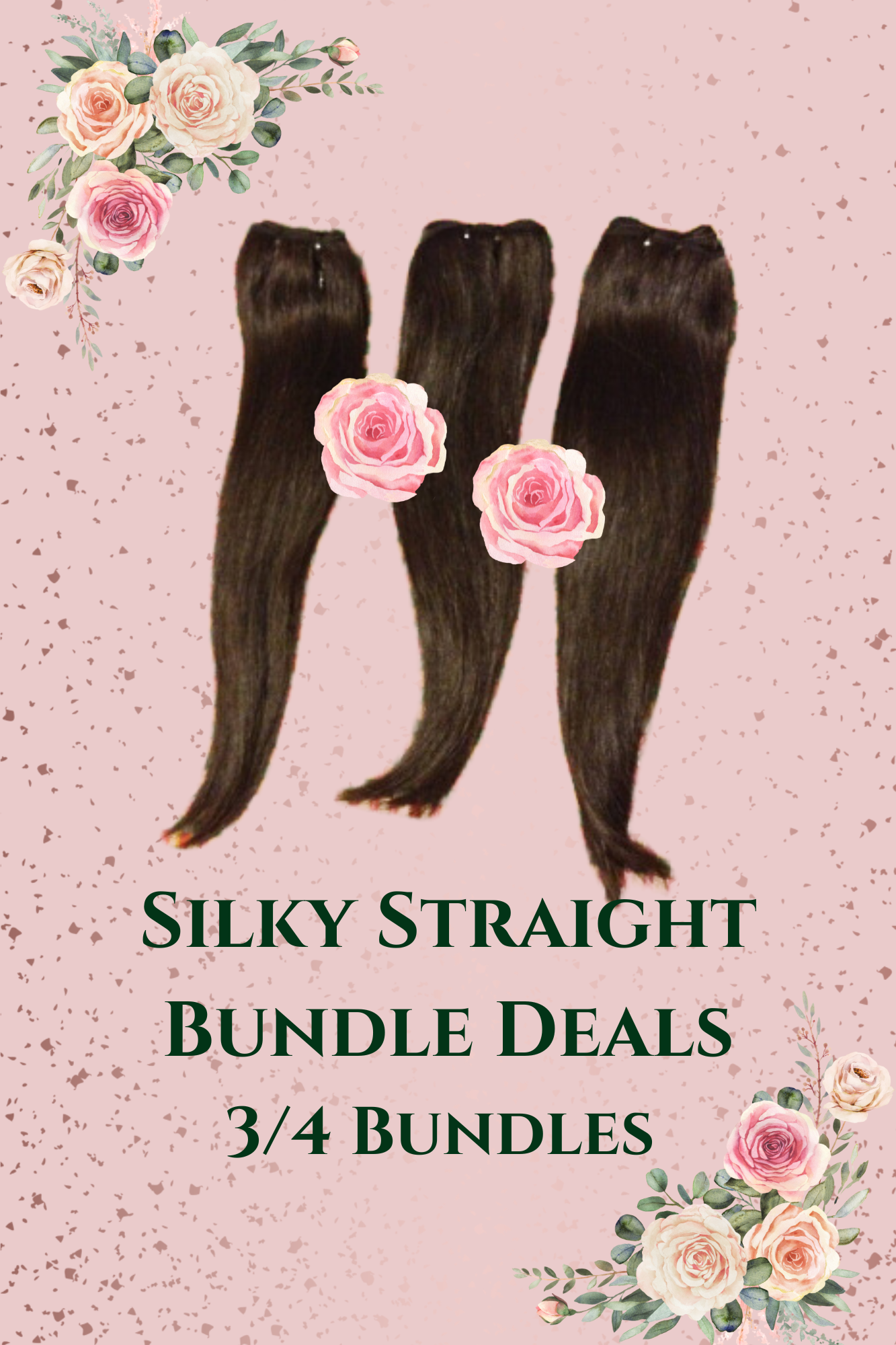 Raw Cambodian Silky Straight Bundle Deals